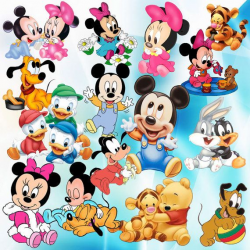 Disney Baby clipart png, cartoon clipart, digital clipart, stickers ...