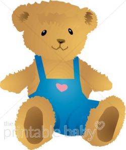 Boy Teddy Bear Clipart | Teddy Bear Baby Clipart