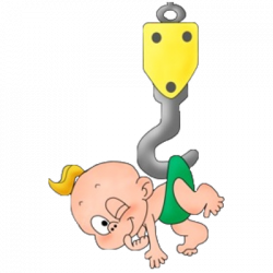 Funny Cartoon Baby Clip Art Images Are On A Transparent Background ...