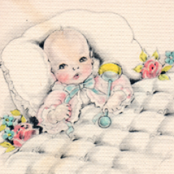 Free Vintage Baby Clip Art - Free Pretty Things For You