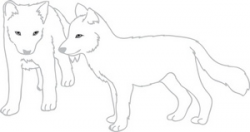Free Wolves Clipart Image 0071-0907-3122-1404 | Baby Clipart