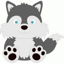 Silhouette Online Store - View Design #59241: baby wolf | DIBUJOS ...