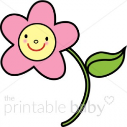 Pink Flower Clipart | Flower Baby Clipart