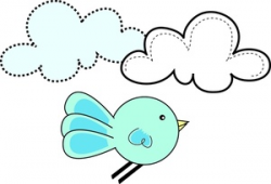 Free Bluebird Clipart Image 0515-1003-1906-0354 | Baby Clipart