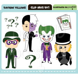 Batman Joker Face Clipart
