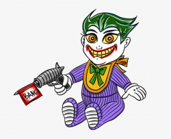 Joker Clipart Baby - Joker As A Baby Transparent PNG ...