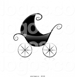 Royalty Free Black and White Baby Carriage Logo by BNP Design Studio ...