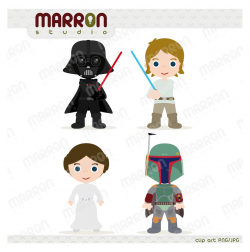 Marron Studio | Star Wars Inspired set Kids, Darth Vader, Luke ...