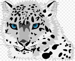 Amur leopard Snow leopard Cartoon Cat Clip art - Snow Leopard ...