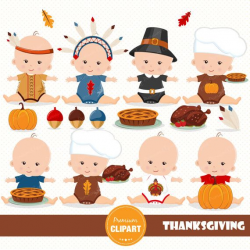 Thanksgiving baby clipart, thanksgiving clipart, harvest vector ...