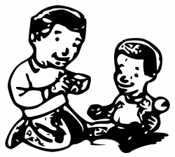 28+ Collection of Babysitting Clipart Black And White | High quality ...