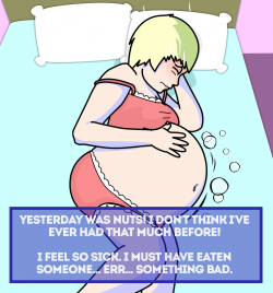 Baby Fat contest - More than she could chew by Tummygut on DeviantArt