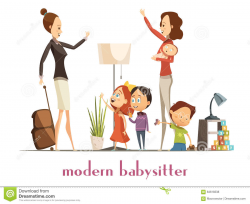 Clever Babysitter Clipart Nanny Stock Illustrations 1 165 - cilpart