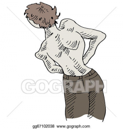 Vector Stock - Back problems. Clipart Illustration gg67102038 - GoGraph