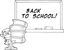 Image of Back to School Clipart Black and White #13594, Back to ...