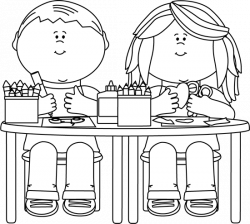 Back to School Clipart Black and White | Teachers and Students and ...