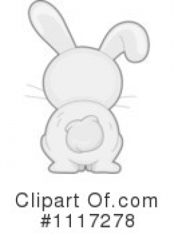 Bunny Back View Clipart #1 - 2 Royalty-Free (RF) Illustrations