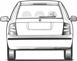 Back Of Car Clipart