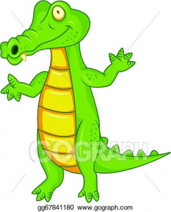 EPS Vector - Crocodile cartoon. Stock Clipart Illustration ...