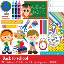 146 best Back to School ClipArt Illustrations images on Pinterest ...