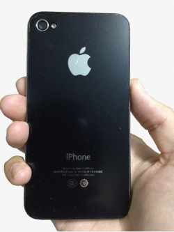 Black Iphone4 Back, Black, Iphone, Back PNG Image and Clipart for ...