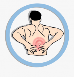 Harming Clipart Sore Muscle - Causes Of Mid Back Pain #84810 ...