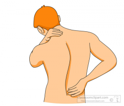 Medical Clipart- chiropractor-back-neck-pain - Classroom Clipart