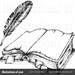 Open Book Clipart #1084838 - Illustration by visekart