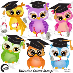 Owl Clipart, Graduation Owls Clipart, Owl Clip Art, Owl with ...