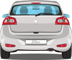 Car Clipart Back View - ClipartUse
