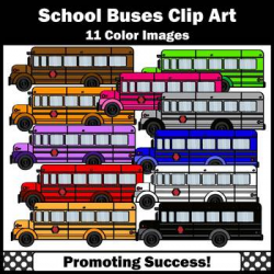 Back to School Bus Clipart for Transportation Unit SPS by Promoting ...
