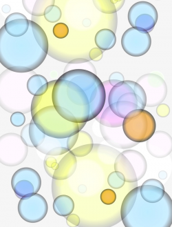 Colored Bubbles Background, Color, Bubble, Background PNG Image and ...