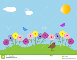 28+ Collection of Beautiful Flower Garden Background Clipart | High ...