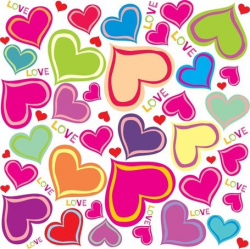 Free Cute Hearts Background Clipart and Vector Graphics - Clipart.me