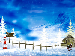 Happy Holiday Background for PowerPoint – Church Clipart