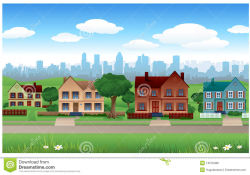 Suburb house background | Clipart Panda - Free Clipart Images