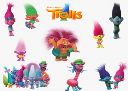 TROLLS MOVIE CLIPART, 23 High Quality Png Images with Transparent ...