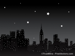 Free Night City Background Clipart and Vector Graphics - Clipart.me