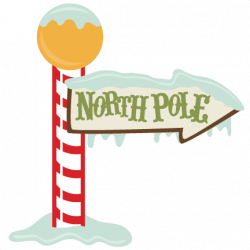 North Pole Sign Santa Claus transparent PNG - StickPNG