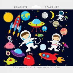 400 Free Awesome Clip Art Graphics | Astronauts, Spaceship and Clip art