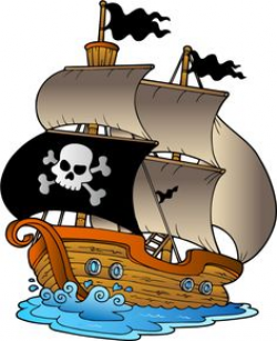Pirate ship baby shower pirates and album clip art - Clipartix