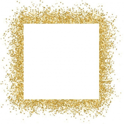 free vector Gold glitter frame sparkles on white background | open ...