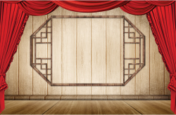 Chinese Wind Crosstalk Stage Background, Chinese Style, Quyi ...