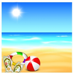 beautiful+summer+beach+background+01+vector+free+download+in+summer+ ...