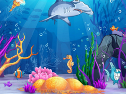 underwater-clipart-background.jpg (1600×1200) | Under the sea lesson ...