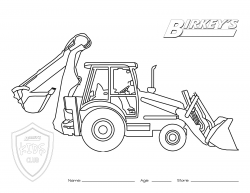 Backhoe Drawing at GetDrawings.com | Free for personal use Backhoe ...