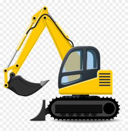 Excavator Heavy Equipment Backhoe Clip Art - Clip Art ...