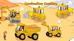 Construction Vehicles - Trucks Backhoe: Excavator, Diggers - Learning  Numbers For Kids
