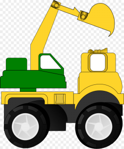 Excavator Backhoe loader Clip art - Truck Graphics Pictures png ...
