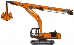 Clamshell telescopic arm excavators - Hitachi Construction Machinery